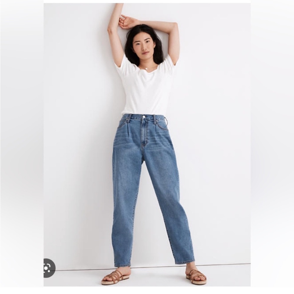 Madewell women’s baggy tapered jeans size 25